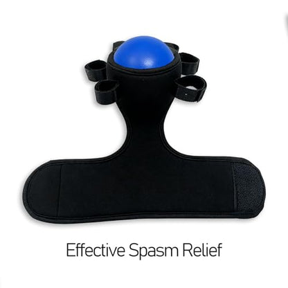 Anti Spasticity Hand Splint with Training Ball - Strap With Adjustable Finger Size,Orthosis Brace for Stroke Recovery, Spasm & Hemiplegia Rehabilitation for Adults - Hand Therapy Equipment for Functional Impairment