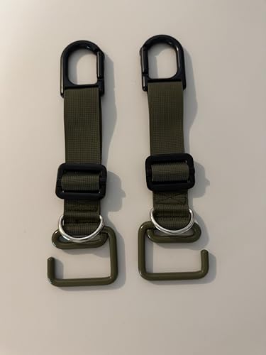 Resistance Band Hook Straps for Squat Harness V3 - color: Army Green