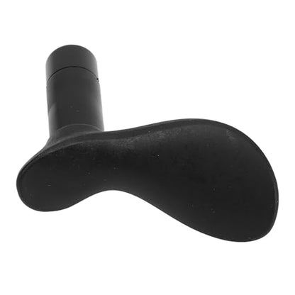 Pilipane Manual Trigger Point Massage Tool Ergonomic Stress Relief Portable Thumb Massager for Body Deep Tissue Massage Neck Back Legs Pain Relief Rubber Metal (Flat Head) - size: Flat Head, style: Flat Head
