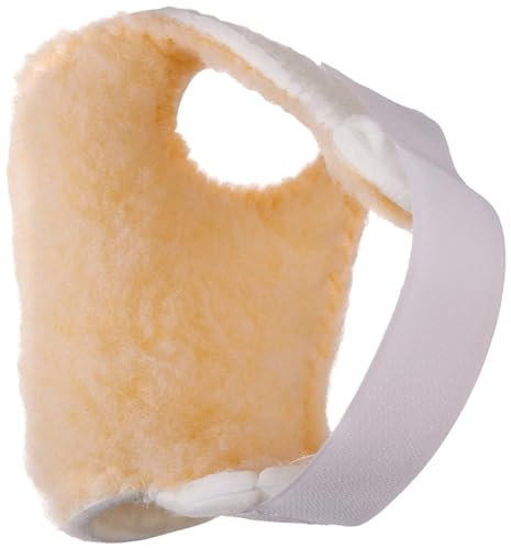 Rolyan Palm Protector, Hand Contracture Cushion, Palm Guard, Left, 3-Pack | Soft sherpa-lined palm cushion helps prevent finger contracture and protects the palm during hand rehab - size: Pack of 3, style: Left Hand