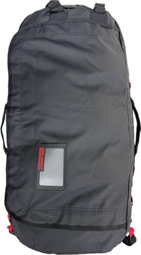 Element Equipment Trailhead Duffel Bag Shoulder Straps Waterproof Black/Red Large - color: Black/Red, size: Large 85 Liters