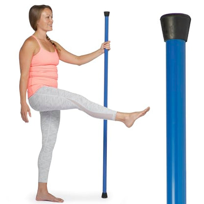 OPTP Booyah Stik by Bob & Brad – Balance & Mobility Tool, Made in the USA | Yoga stick for stretching, walking & exercise, physical therapy, Pilates, balance & mobility training, with Exercise Guide