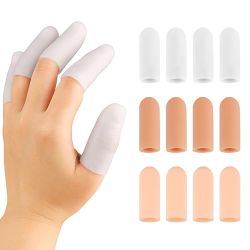 2pack Durability Finger Protecting Sleeves Comfortable Elastic Protectors for Work Sports Home Activity Sports Protectors