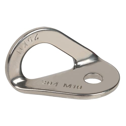 Climbing Anchor Rock Climbing Bolt Hanger Stainless Steel Lightweight Anchor Hanger Easy Installation Suitable for Gym Workout - size: M10
