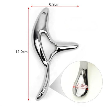 Trigger Point Acupressure Reflexology Massage Tool, Deep Tissue Massage for Full Body RelaxingBody Gua Sha Tool, Thumb Saver Tool, Fascia Blaster