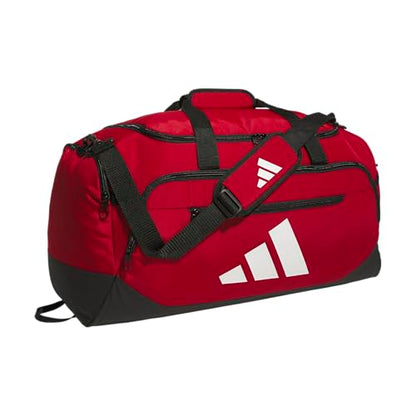 adidas Defender 5 Duffel Bag for Sports, Gym and Travel, Team Power Red 2/White, OSFA - color: Team Power Red 2/White/Medium 59L, style: Medium 59l