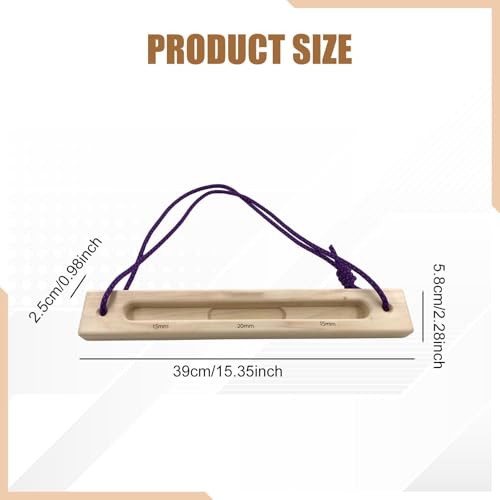 Vaveren Rock Climbing Climbing Training Portable Mountaineering Equipment Wooden for Climbers Pull Hold, 15mm 20mm 15mm