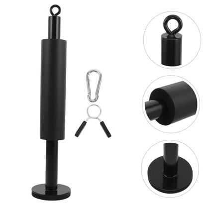 SUPVOX 1 Set Fitness Loading Pin with Carabiner Clips Durable Barbell Equipment for Weight Plates Includes Hexagonal Wrench for Easy Installation for Arm Muscle Training and Workouts
