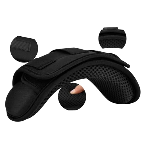 ZINMARK 1Pcs Tactical Shoulder Pad, Ultra-Thick Comfort Cushion for Vest Straps, Backpacks, Breathable & Shock-Absorbing,1Pcs-Black - color: 1pcs-black