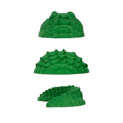 Atomik Rock Climbing Holds 3-Piece Alligator in Green