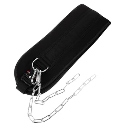 SUPVOX Weightlifting Waist Belt Thickened Chain Resistance Equipment for Men for Dips Chin-ups and Squats Supports Shoulder Chest and Back Strength