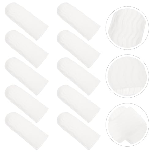 10 Pcs Silicone Finger Protectors Anti-wear Finger Sleeves Joint Protection Portable for First Aid and Daily Use