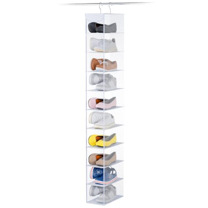 Whitmor 10 Section Hanging Shoe Shelf