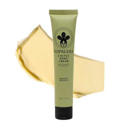Nopalera Cactus Hand Cream Deeply Nourishing Prickly Pear Hand Cream with Vitamin E and K, Travel Size 1.5 oz (Bosque Místico)
