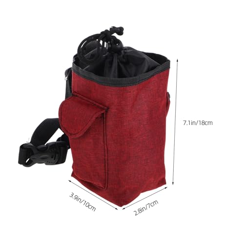 VICASKY Chalk Bag for Rock Climbing and Gymnastics Drawstring Closure Versatile Use for Outdoor Bouldering Waist Belt Safe Storage for Essentials for Weightlifting and Fitness