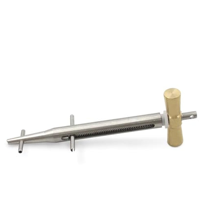 Heavy - Duty 5-1/4" Stainless Steel and Aluminum Bronze T - Bar Nut Tool,Fit for 1/4 Model Setup - size: 1/4