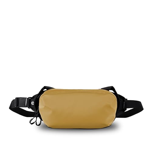 WANDRD All-New D1 Fanny Pack - Crossbody Carry Bag for Hiking, Traveling, Festivals, Sports, and More - Weather-Resistant for Phones, Wallets, Keys, and Camera (Dallol Yellow) - color: Dallol Yellow