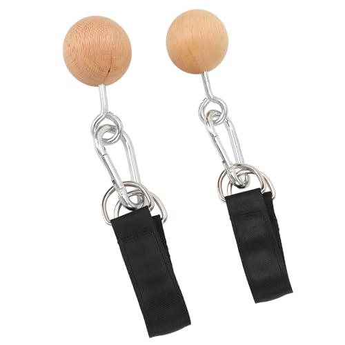 Tbest Pull Up Ball Grip, 1 Pair Anti Slip Rock Climbing Versatile Climbing Ball Hold Grip Strength Training Attachment with Strap for Strength Training Fitness