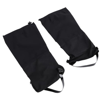 Acouto Mens Outdoor Boot Gaiters – Rainproof Breathable -Snow -Sand Leg Gaiters with TPU Strap for Hiking Skiing Snowshoeing and Gardening – Lightweight 600D Oxford + Taslan Fabric