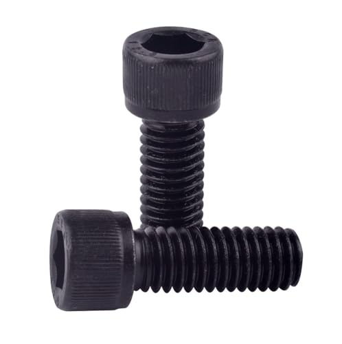 10Pcs 5/16-18 x 1-1/2" Socket Head Cap Screws Bolts, 12.9 Grade Alloy Steel Black Oxide Finish, Allen Hex Drive, UNC Coarse Full Thread - size: 5/16-18 x 1-1/2" (10PCS)