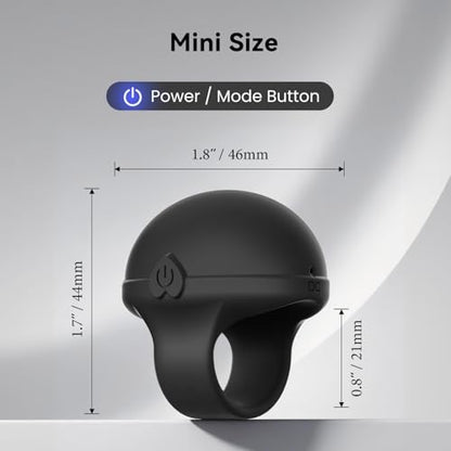 Portable Finger Massage Ball, Waterproof Rechargeable Mini Multifunctional Massage Tool (Black)