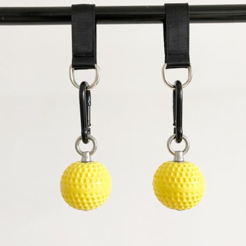 UKCOCO 2 Sets Grip Strength Trainer Workout Balls for Climbing Pull-up, Nonslip round Exercise Supplies with Wear-resistant Polyester Cotton and Nylon Material, Portable Design for Indoor