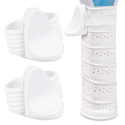 Pickleball Paddle Grip Insert, Ergonomic Finger Rest for Enhanced Control & Stable Grip, Fits Most Standard Pickleball Paddles, Pickleball Paddle Accessory 2PCS - color: white