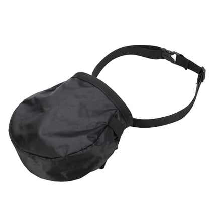 RiToEasysports Chalk Bag Oxford Cloth Climbing Chalk Bag 16 X 16 X 6 Cm with Fleece Lining Large Capacity Storage for Rock Climbing Gym Weightlifting