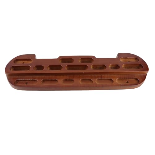 Naroote Wooden Hangboard, Climbing Fingerboard for Grip Strengthening & Pull Up Training, Various Lengths & Depths of Finger Holds for Comfort & Safety