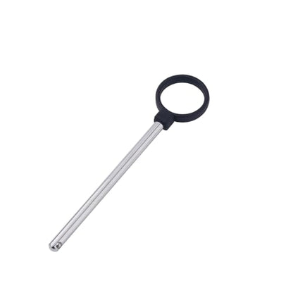 Ring Shaped Weight Stack Pin, 3/8in Diameter Drop Set Pins Tensile, 6 Inch Home Gym Selector for Weight Stack Plates, Carbon Steel Lifting Loading Extender, Performance Exercise Machine Accessories