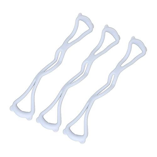 Shoulder Exercise Elastic Rope 8 Shaped Fitness Resistance Band Comfortable Portable Anti Slip Rugged for Home Gym Body Shaping Blue 3Pcs