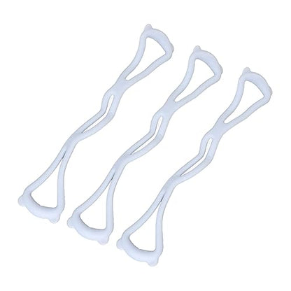 Shoulder Exercise Elastic Rope 8 Shaped Fitness Resistance Band Comfortable Portable Anti Slip Rugged for Home Gym Body Shaping Blue 3Pcs