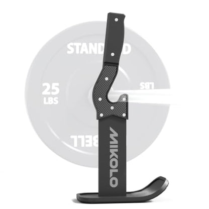 Mikolo Deadlift Jack Barbell Jack Unload 660LB Barbell Stand with No-Slip Handle for Loading & Unloading Weight Plates for Deadlift Exercise, Weight Training