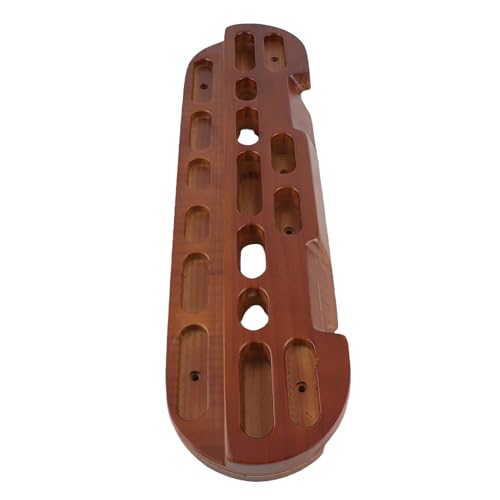 RiToEasysports Wooden Climbing Hangboard, Multiple Finger Hold Depths and Lengths Fingerboard for Home Gym Training, Rock Climbing Strength Building for Beginners and Athletes