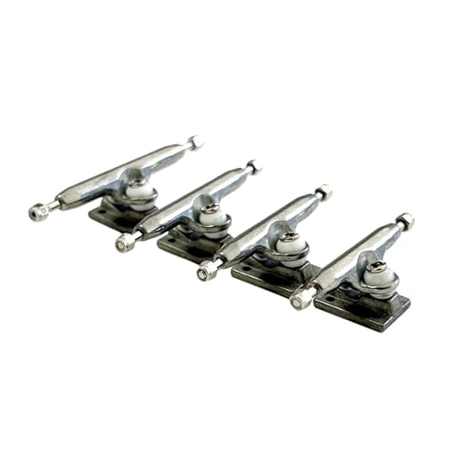Fingerboard Trucks 1 Piece V3 Fingerplate Bracket Set, Reverse Kingpin, 29mm, 32mm, 34mm, 36mm(29mm Polished) - color: 29mm Polished