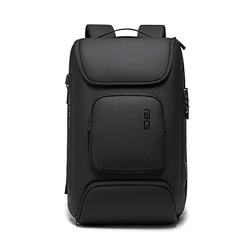 FANDARE Anti-theft Backpack Business Laptop Handbag Travel Large Daypacks fits 15.6 Inch Laptop with USB Charging Port Computer Bag Bookbag for Women Men Waterproof Rucksack Black - color: Black
