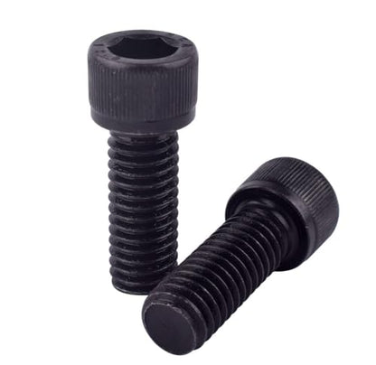 10Pcs 3/8-16 x 5/8" Socket Head Cap Screws Bolts, 12.9 Grade Alloy Steel Black Oxide Finish, Allen Hex Drive, UNC Coarse Full Thread - size: 3/8-16 x 5/8" (10PCS)