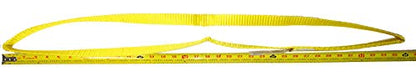 Everest C1150 1" x 3' Flat Endless Sling Yellow Lifting Sling for Construction, Lifting, Moving, Hoisting - Strap Heavy Duty - 1-Pack 3200lbs WLL