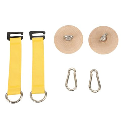 RiToEasysports Pull Up Balls, 3.74in Upper Half Sphere Hold Grips with Beech Wood Iron Imitation Nylon, for Rock Climbing Strength Training Grip