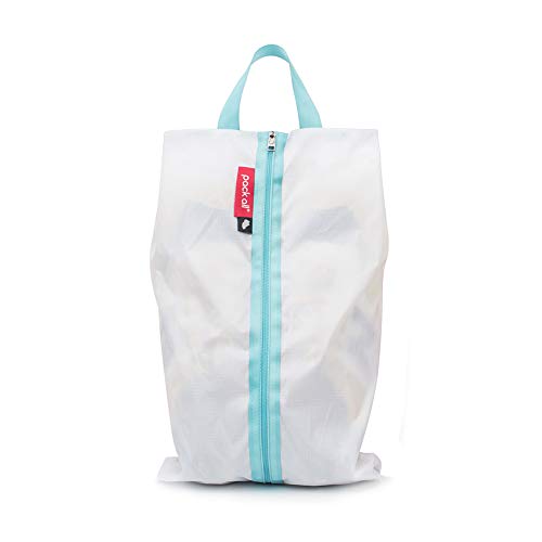 pack all Shoe Bag for Travel, Water-Resistant Shoe Pouch for Sports | Odor-Resistant, Dustproof, Portable, Soccer Cleats & Gym Storage, Fits Up to Size 11, 1 Pack, White - color: White, style: 1 Pack