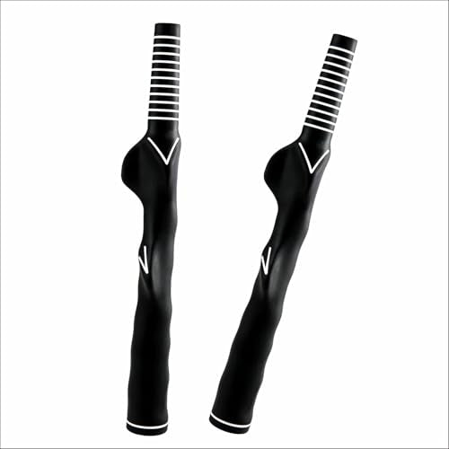 Golf Grip Trainer Right Hand, 2 Pack Golf Training Grip | 10.2in Rubber Grip Trainer for Beginners, Kids Women to Practice Proper Hand Position at Home or Golf Range