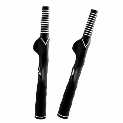 Golf Grip Trainer Right Hand, 2 Pack Golf Training Grip | 10.2in Rubber Grip Trainer for Beginners, Kids Women to Practice Proper Hand Position at Home or Golf Range