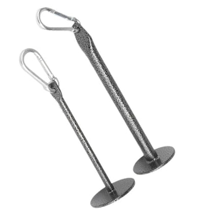 Steel Fixed Bracket Loading Pin with Heavy Duty Carabiner, Gym Fitness Barbell Weight Plate Barbell Plate Weight Tray Freeweight Rod Loading Pin - size: XX-Large