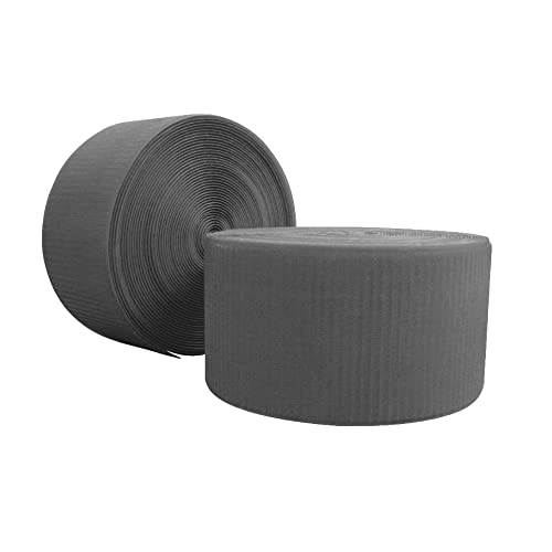 Envirolite Hook Fastener | 4" Wide, 42' Long | Gymnastics and Cheer Mat Tape | Nylon Hook for Carpet Bonded Foam Seams - Light Gray - style: Light Gray