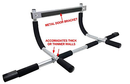 Doorway Chin up Bar Pull up Bar Sit up Multi-Function Home Gym Door Trim Friendlier Design