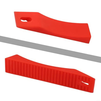 Silicone Deadlift Wedge Blocks For Weight Lifting And Powerlifting, Non-Slip Barbell Plate Loading Tool For Strength Training, Lightweight Portable Design In Red, Blue, Black, 2 Pack(Red) - size: Red