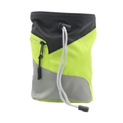 Chalk Bag for Rock Climbing Storage Pouch Practical Wear Resistant Waist Belt Chalk Carrier Bag for Weight Lifting Bouldering - color: Grey Green