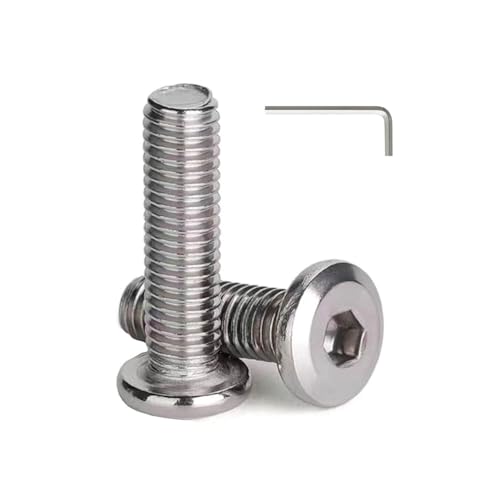 1/4-20 x 1-1/4" (20 Pack) Flat Head Hex Socket Cap Screws Bolts, 304 Stainless Steel 18-8, Hex Drive, Bright Finish, Fully Machine Thread - size: 1/4-20 x 1-1/4"