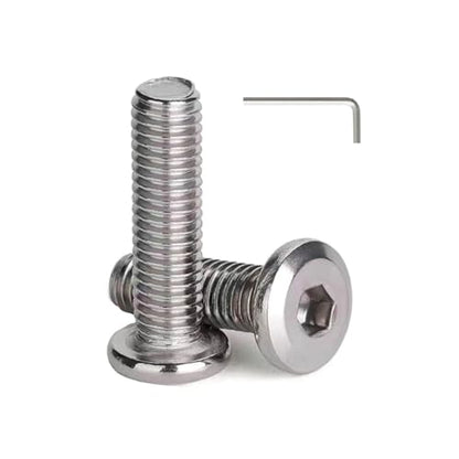 1/4-20 x 5/16" (50 Pack) Flat Head Hex Socket Cap Screws Bolts, 304 Stainless Steel 18-8, Hex Drive, Bright Finish, Fully Machine Thread - size: 1/4-20 x 5/16"