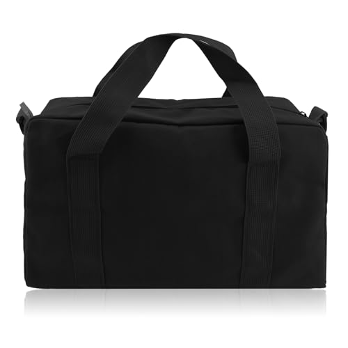 Small Tool Bag,Close Top Wide Mouth Tool Organizer Bag,Large Capacity Tool Bags for Men,Canvas Tool Storage Bag for Storage Handbag for Screwdrivers,Wrench,Pliers Hand Tools (black, 20 Inch) - color: black, size: 20 Inch